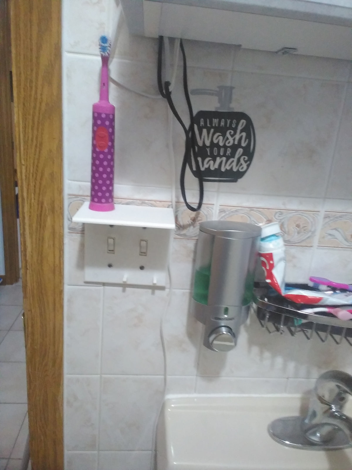 Electrical socket shelf